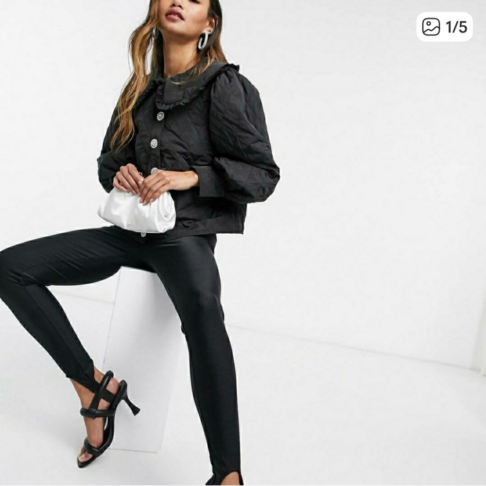 ANNORLUNDA Quilted collared jacket  - 6